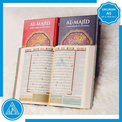 Jual Alquran Terjemah Dan Tajwid Warna Al Majid Ukuran A5 Di Seller