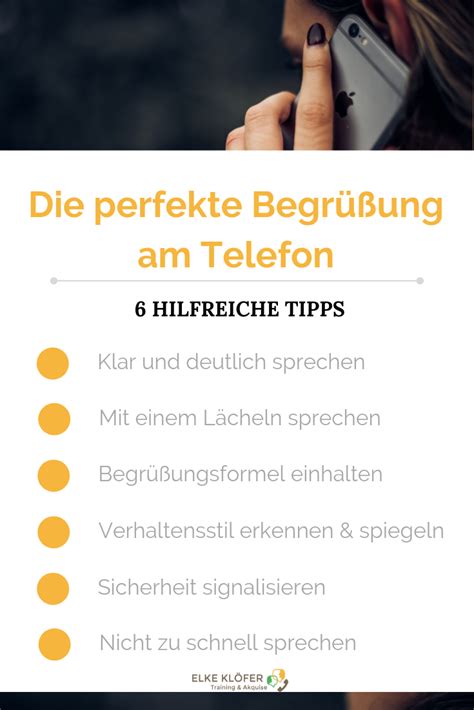 6 Tipps für Begrüßung am Telefon