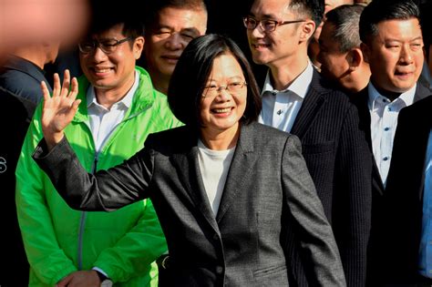 Taiwan president wins second term