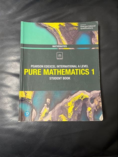 Pearson Edexcel International A Level Pure Mathematics Student Book