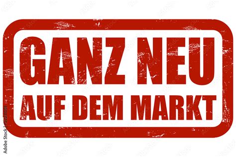 Grunge Stempel Rot GANZ NEU AUF DEM MARKT Stock Illustration Adobe Stock