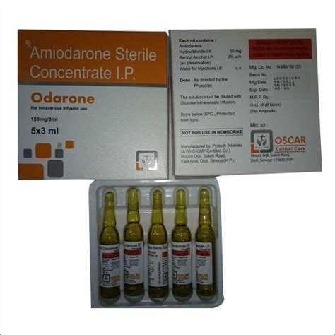 Amiodarone Sterile Concentrate Injection At Best Price In Mumbai K K