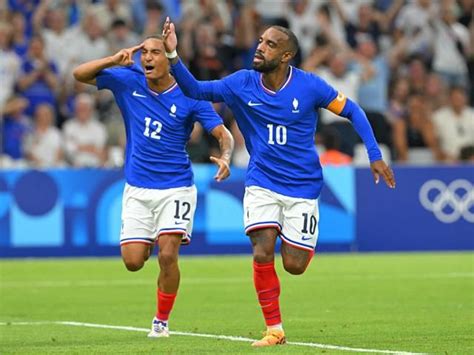 Paris 2024 What A Strike Alexandre Lacazette Gives France Lead