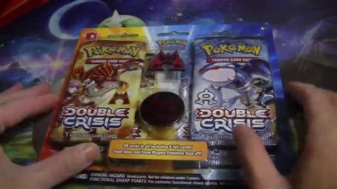 Opening Team Aqua Magma Double Crisis Blister Pack Pokemon XY TCG