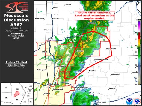 Storm Prediction Center Mesoscale Discussion 567