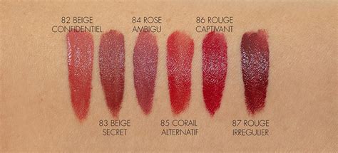 Assassino Ali Laltro Giorno Chanel Rouge Allure Ink Fusion Swatches