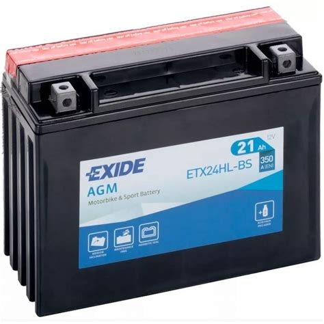 Batterie Exide AGM ETX24HL BS Exide De 20Ah à 30Ah