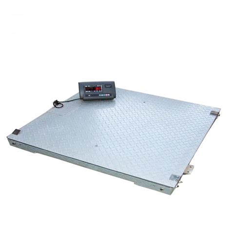 Led Display 3000kg Platform Digital Floor Scale Industrial Pallet Scales With Rs232