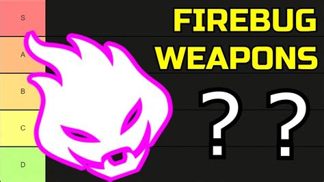 Killing Floor 2 RANKING ALL FIREBUG WEAPONS Do You Agree With The