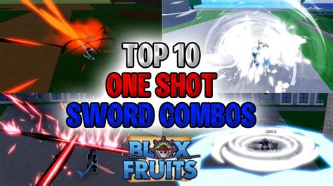 Top 10 One Shot Sword Combos Blox Fruits Youtube