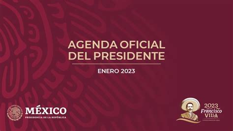 Agenda Oficial Del Presidente Andrés Manuel López Obrador Presidencia