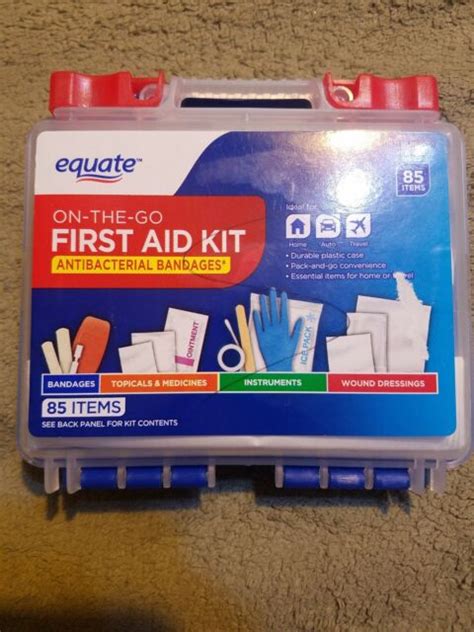 Equate On The Go First Aid Kit Items Travel Size For Sale Online Ebay