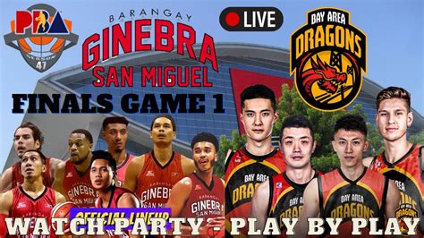 Barangay Ginebra San Miguel Vs Bay Area Dragons PBA Commissioner S