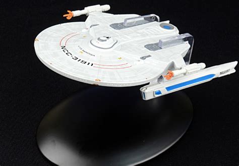 SARATOGA Starship NCC-31911 12cm Model DieCast EAGLEMOSS Spacechip STAR ...