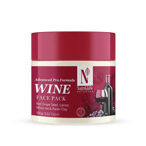 NutriGlow NATURAL S Advanced Pro Formula Wine Face Pack For Glowing