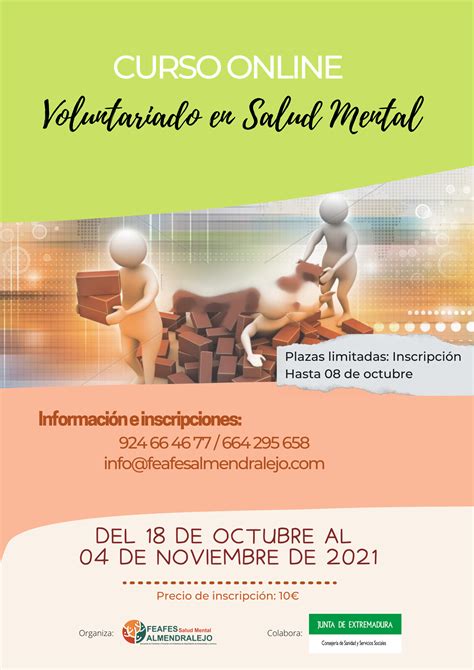 Curso De Voluntariado En Salud Mental FEAFES Almendralejo