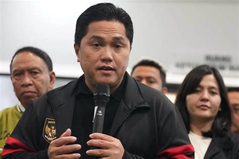 Erick Thohir Minta Kompetisi Liga 1 2023 2024 Dihentikan