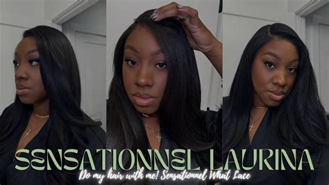 SENSATIONNEL WHAT LACE GLUELESS SYNTHETIC WIG LAURINA Sensationnel