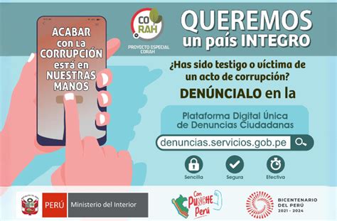 Plataforma Digital Única De Denuncias Del Ciudadano Campañas