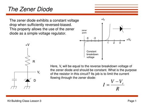 Zener Diode Identification