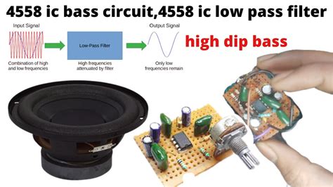 How To Make Low Pass Filter For Subwoofer With Ne Ic