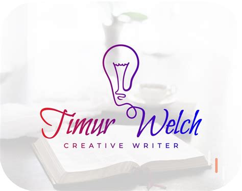 Creative Freelance Writer Logo Design Autor Copywriter Logo Etsy