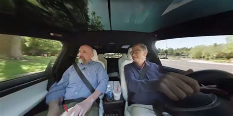 Take a drive with Bill Gates in a Tesla Model X | Electrek