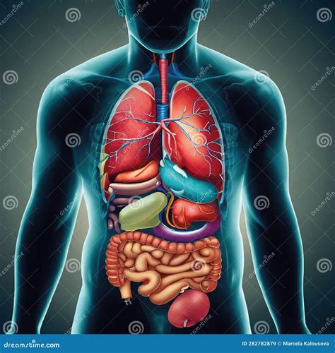 Human Body With All Organs Stock Illustration Illustration Of Human