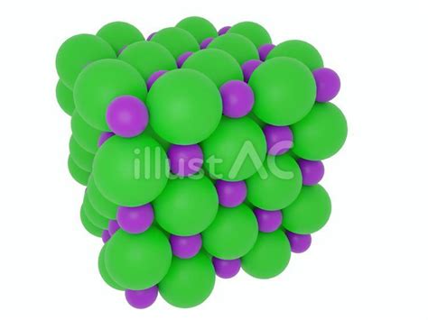 Free Vectors | Crystal structure of sodium chloride