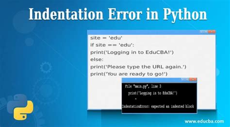 Indentation Error In Python How Does Indentation Error Work In Python