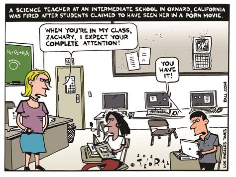 Los Angeles Times Cartoon Porn Teacher Ted Rall S Rallblog