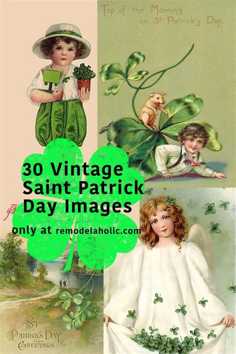 Remodelaholic Free Vintage St Patrick S Day Printable Images