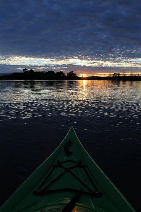 Kayak Sunrise Photograph by Anthony Croke - Fine Art America