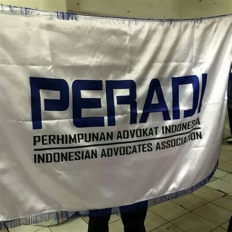 Jual Bendera Paraka Bendera Peradi Advokat Pengacara Tebal Mengkilat