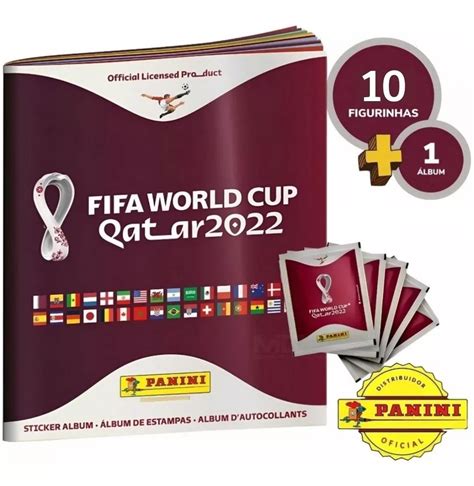 Album Copa Do Mundo Qatar 2022 10 Figurinhas Nota Fiscal Mebuscar Brasil