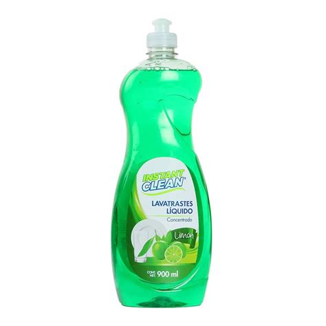 Lavatrastes Líquido Prichos Instant Clean Aroma Limón 900 ml Walmart