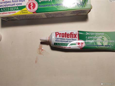 Фиксирующий крем для зубных протезов Протефикс (Protefix) - «Больше не ...