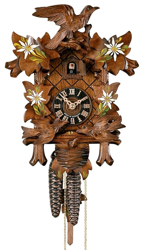 Original Handmade Black Forest Cuckoo Clock Made In Germany Ed