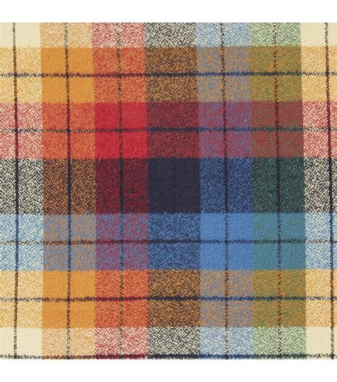 Multicolor Ombre Plaid Brush Cotton Fabric Joann