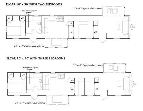 3 Bedroom Double Wide Floor Plans