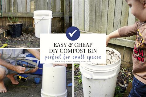 Diy Cheap And Easy Small Space Compost Bin