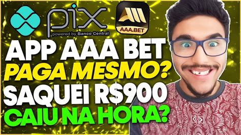 App Aaa Bet Paga Mesmo SAQUEI No App Aaa Bet MANDEI A REAL Do App Aaa