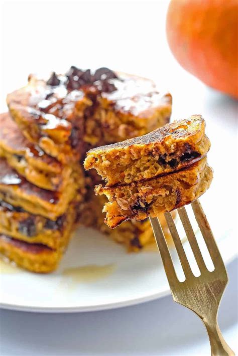 Pumpkin Oatmeal Pancakes Recipe Leelalicious