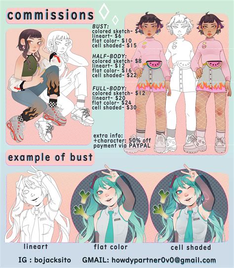 [for hire] offering commissions!, PM me if interested : r/commissions