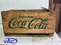 Antique Wooden Coca Cola Crate Yorkton Auction Centre