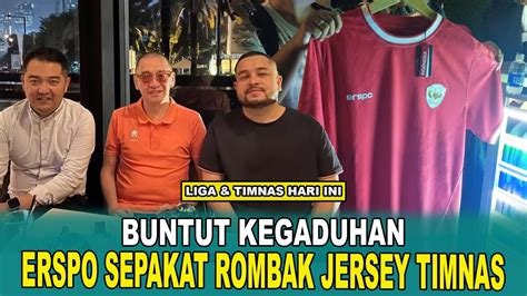 Buntut Kegaduhan Di Media Sosial PSSI Dan Erspo Bakal Rombak Jersey