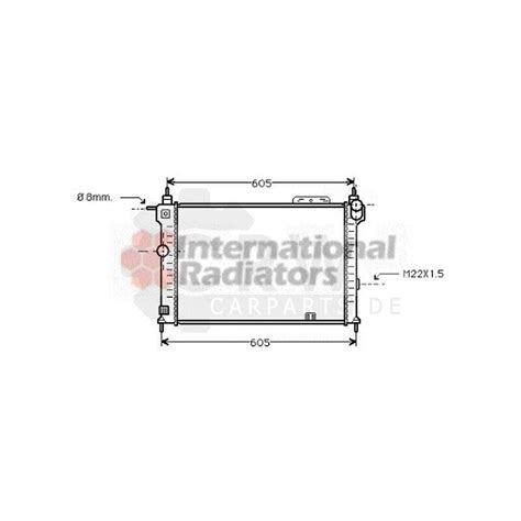 Van Wezel K Hler Motork Hlung F R Opel Astra F Cc D Ebay