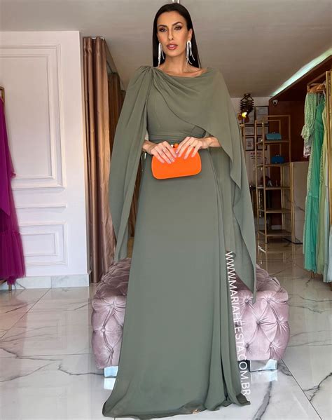 Vestido Verde Militar Ideal Para Madrinhas De Casamento E Formandas