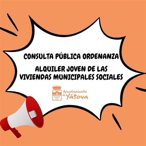 Consulta P Blica Ordenanza Alquiler Joven De Viviendas Municipales