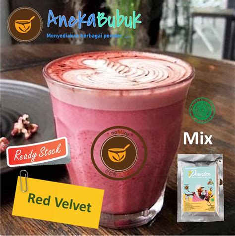 Bubuk Minuman Rasa Red Velvet Kg Mix Serbuk Minuman Red Velvet Red